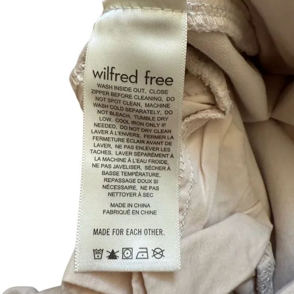 Wilfred Free Aritzia New Highway Cargo Pants Tan Size 4 - Image 11
