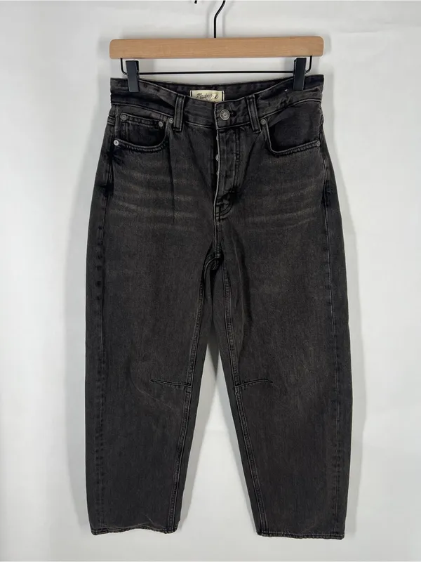 Madewell The Darted‎ Barrel-Leg Jean Olenda Wash Size 24 - Image 2