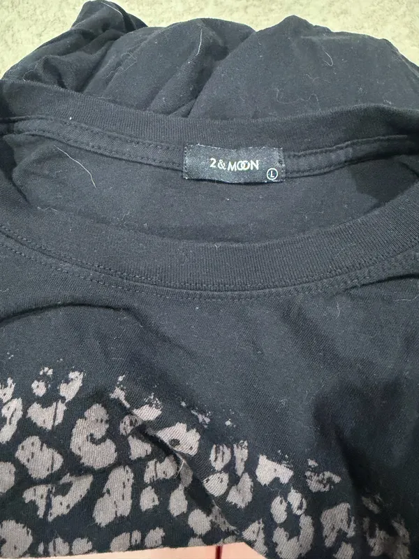 Tshirt Black Size L - Image 2