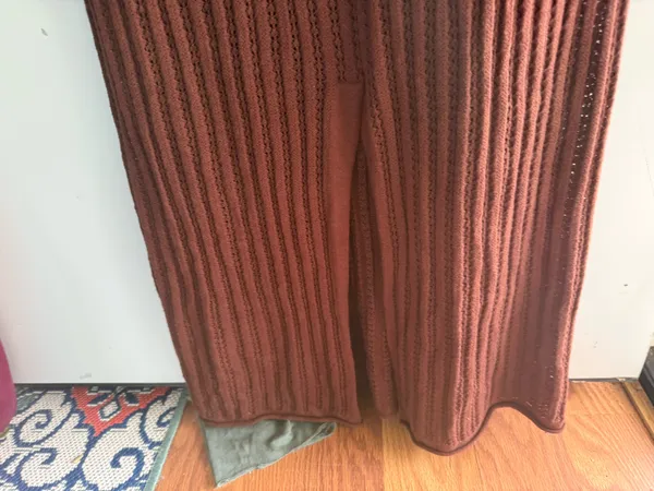 A New Day sleevelessww brown ribbed-knit maxi dress - Image 3