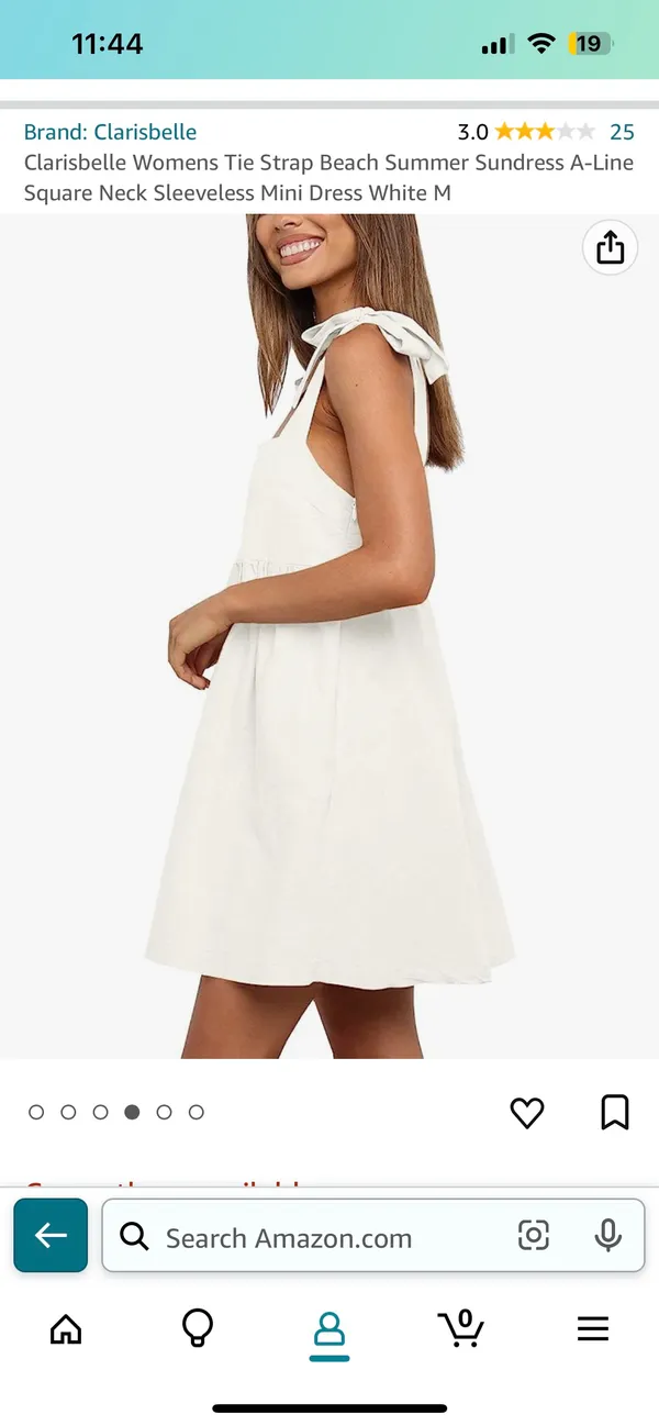 White Sundress Size M - Image 4
