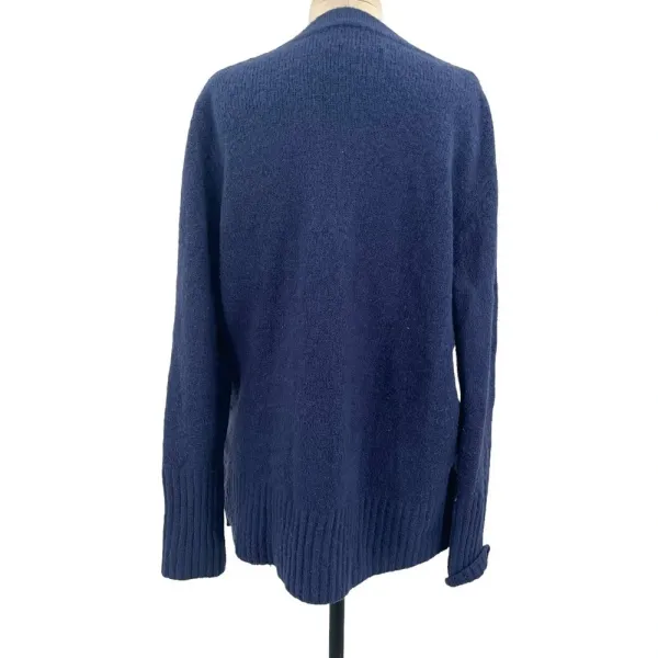 Ugg Blue Acrylic Blend Wrap Button Long Sleeve Sweater Size‎ Large - Image 4