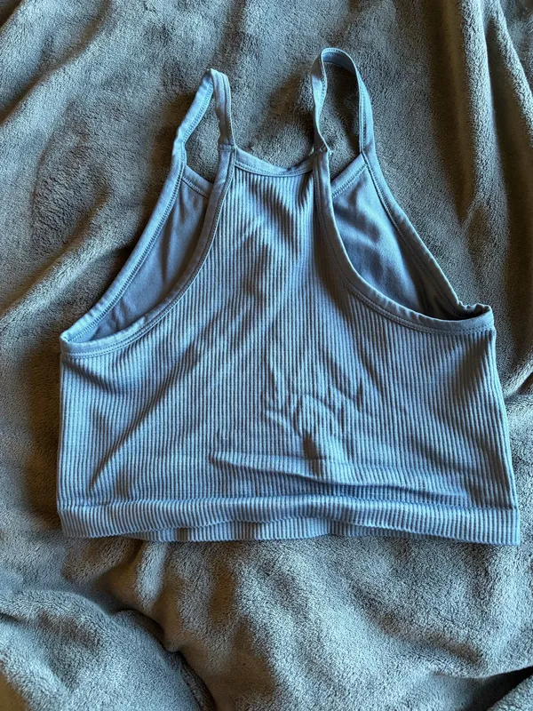 Halter tank top Blue Size M - Image 2