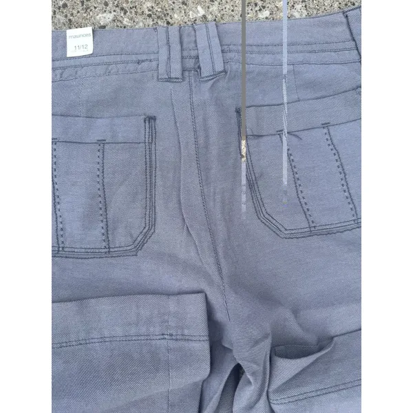 Y2K‎ Maurices Women's Grey Dress Pant Trousers Flare Leg Polished SZ 11/ 12 NWT - Image 12