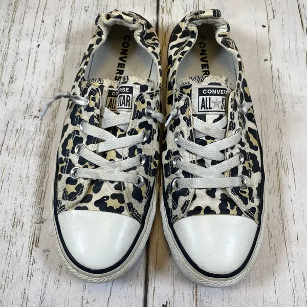 Converse Chuck Taylor All Star Shoreline Slip On Sneaker Leopard Size 9.5 - Image 5