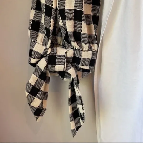 Zara Gingham Plaid Block Dress - Image 6