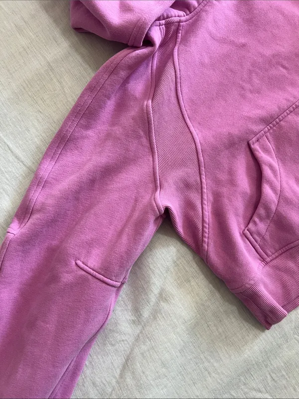 Lululemon Scuba Oversized Hoodie Cropped Pink Size‎ XS/S - Image 3