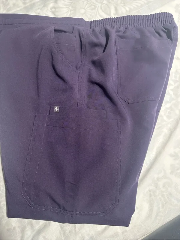 FIGS purple Medical women Scrub Pants with Drawstring size XL/P - Image 4