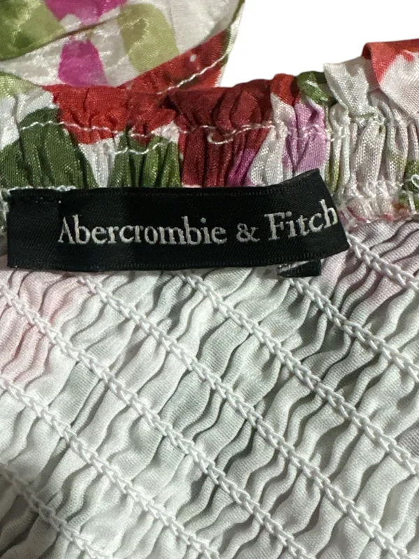 NWOT Abercrombie & Fitch Floral One-Shoulder Ruffle Smocked Top - Size L - Image 2
