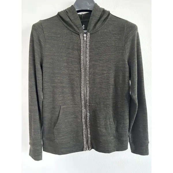 Juicy Couture Tracksuit Womens Size Medium Green Vintage Y2K Preppy‎ Classic Gym - Image 2