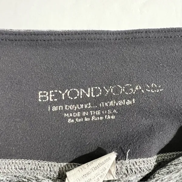 Beyond Yoga Marled Grey High-Waisted Leggings -‎ Size Small - Image 5