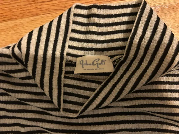 Brandy Melville Striped Turtleneck - Image 2