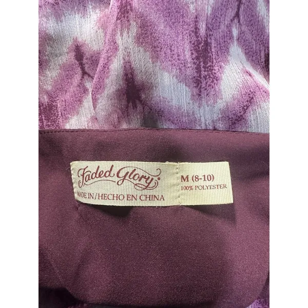Faded Glory Womens Tank Top Shirt Top Size M Stretch Comfort Sleeveless - Image 3
