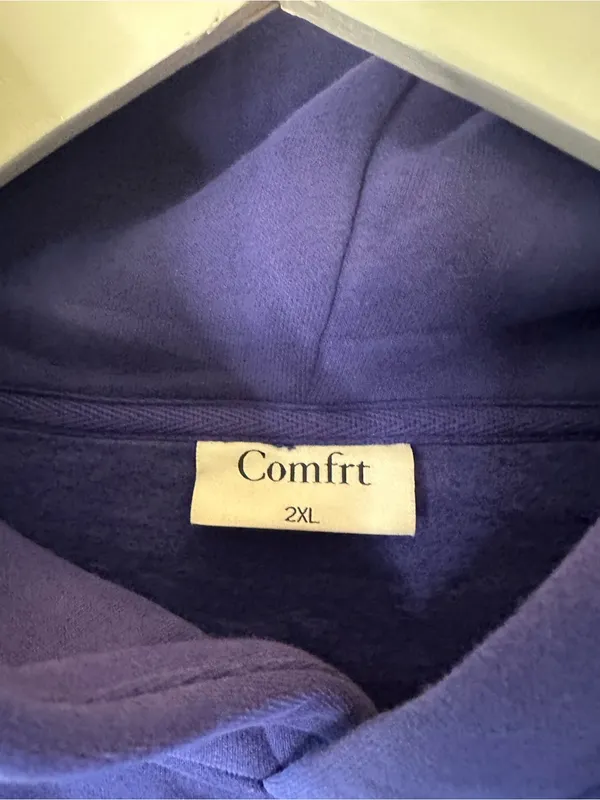Comfrt Signature Hoodie size 2 Xl indigo Brand New - Image 4