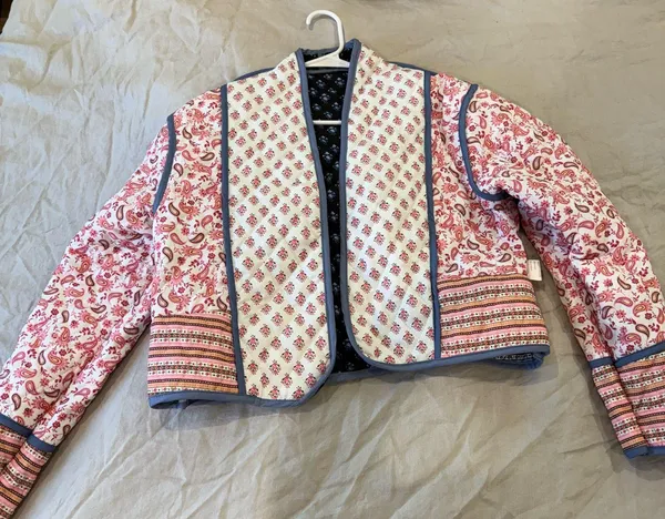 Reversible Printed Quilted Jacket - Image 2