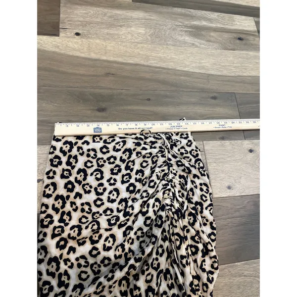 Sanctuary NWT Size S Animal Print Asymmetrical High Low Maxi Skirt - Image 7