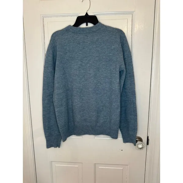 French Connection Dusty Blue Sweater size‎ S NWT Damaged - Image 3