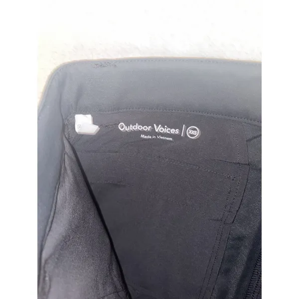 Outdoor Voices Women's RecTrek Shorts Black Stretch Performance Hiking Golf Xxs - Image 3