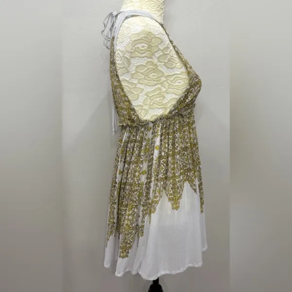 Free People Eloise Mini Dress – Boho Floral Festival Style | Size Large - Image 8
