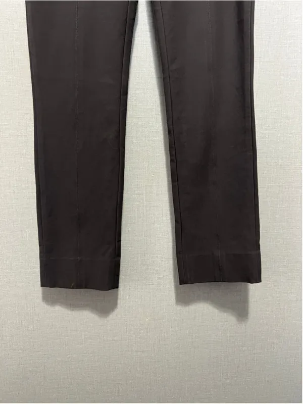 Vince Grey Straight Leg Professional Tailored Trouser Pants - Image 3