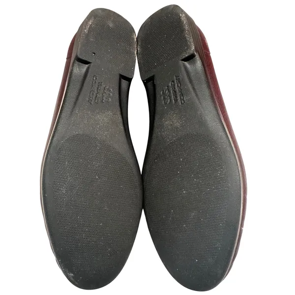 SAS Simplify Everyday Moccasin Loafer Antique Wine Women Sz 9.5N Leather Comfort - Image 7