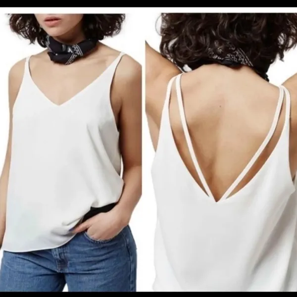Topshop cream tank 4 - Image 2