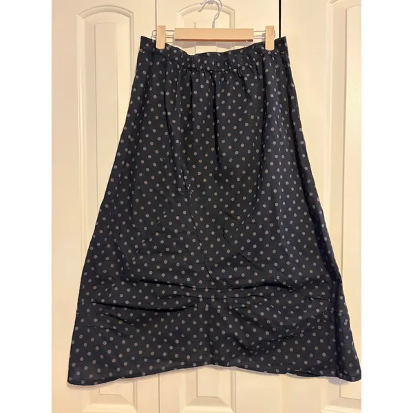 Tulip Women's Polka Dot Gingham Patchwork‎ Boho Style Top & Skirt Set XS - Image 10