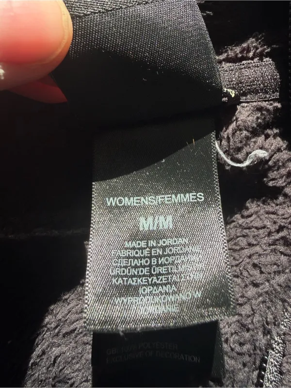 The North Face Women's Charcoal Teddy Fleece Jacket - Image 3