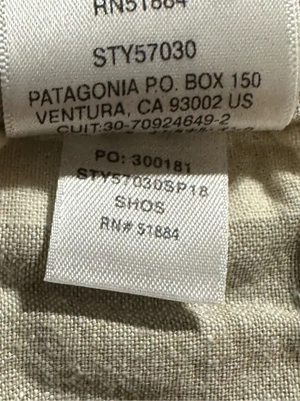 Patagonia Island Hemp shorts size Large - Image 7
