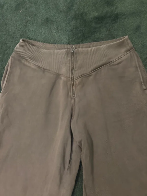 Aerie Green Jogger with Zipper - Image 2