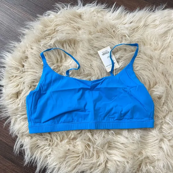 NWT Inlyric Inbarely® Scoop Neck Bra Madagascar Blue Size L - Image 3