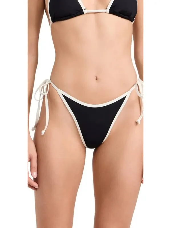 LSPACE Levy Classic Bikini Bottoms in Black Medium Womens Swim - Image 11