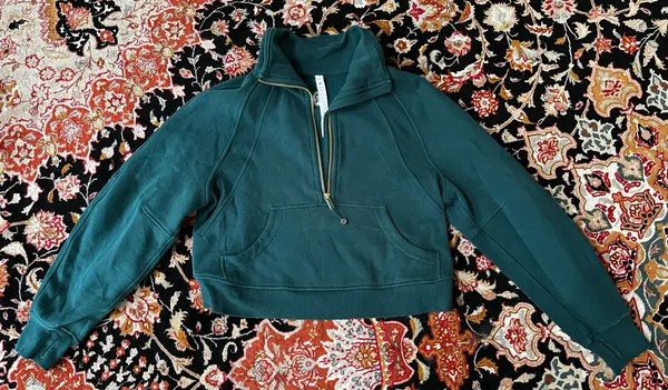 Green Scuba Lululemon Half-Zip - Image 2