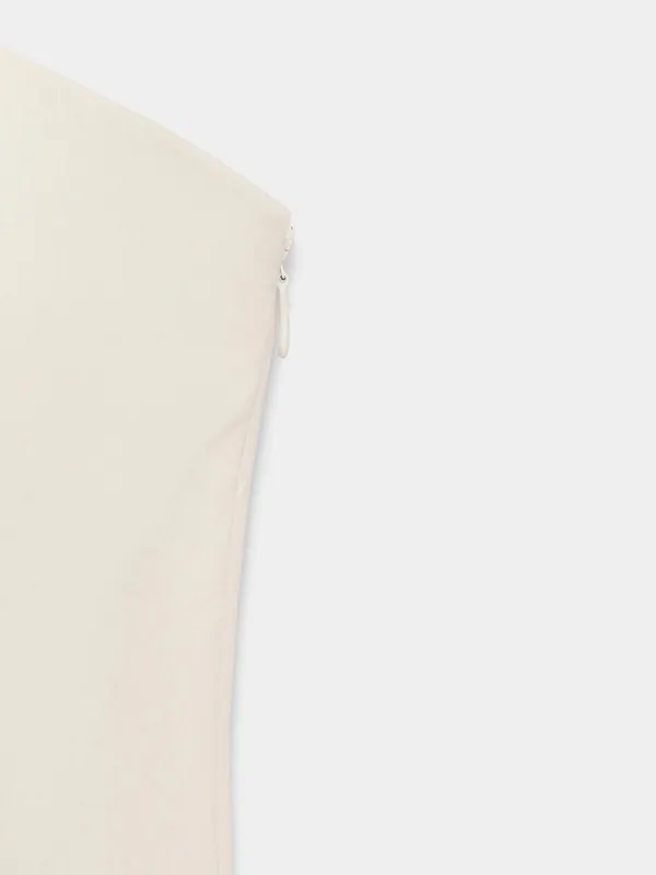 ZARA Strapless Bubble Hem Mini Dress in Light Pink - Image 7