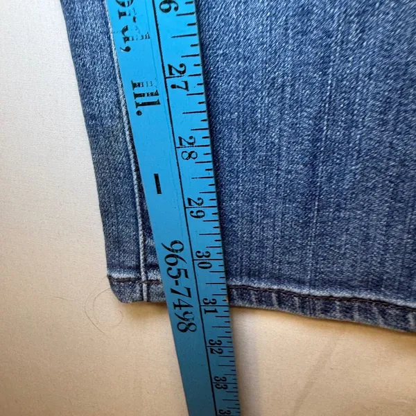 Coldwater Creek Brand Jeans Womens‎ 6 Blue Straight Leg Medium Wash Denim Pants - Image 7