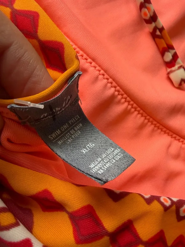 Aerie Sexy One Piece Swimsuit Orange Pattern/ Summer/Beach - Image 4