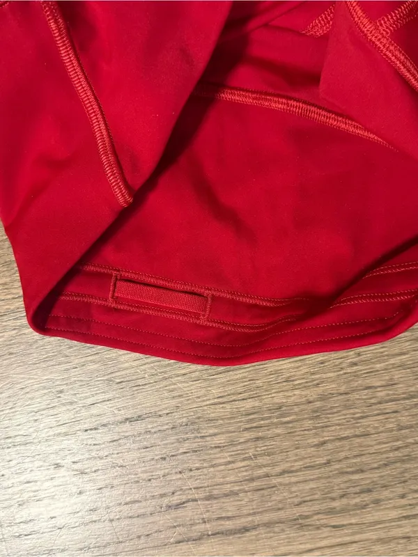 Lululemon Base Pace High Waisted Dark Red 23" Leggings Size 8 - Image 7