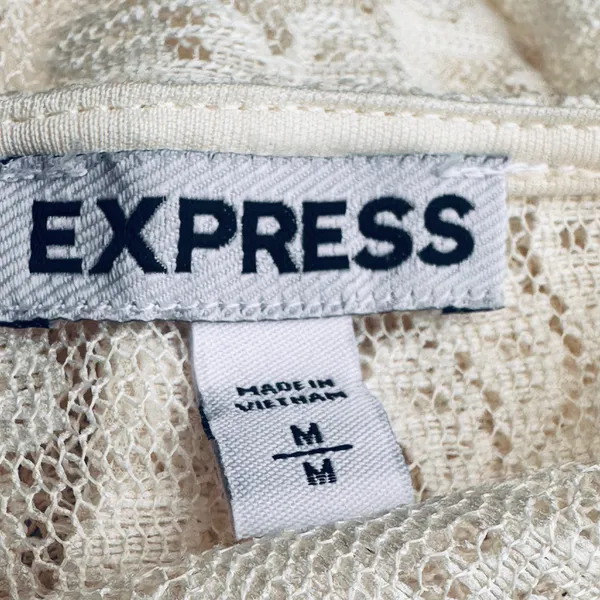 Express Cream Lace Kimono - Image 11