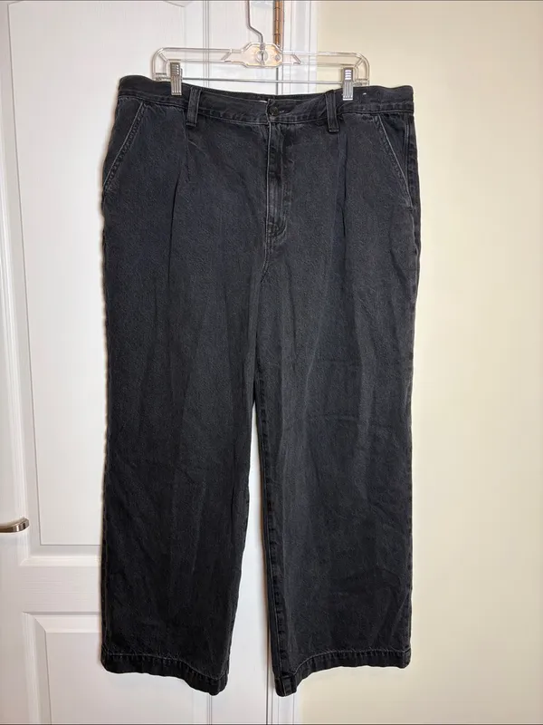 Madewell The Harlow Wide Leg Jean (Airy Denim Edition) Hollenbeck Wash SZ 28 EUC - Image 5