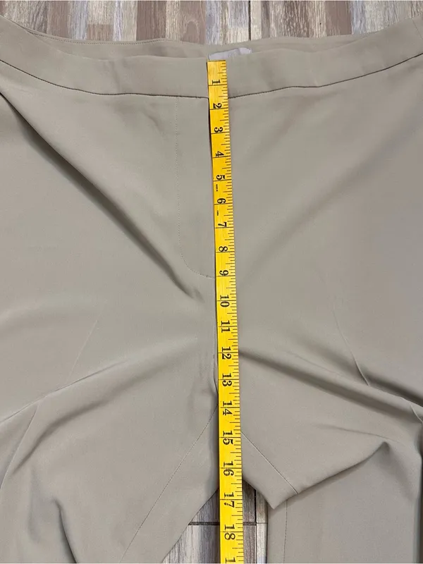 H&M Beige Wide-Leg, High Waist Dress Pants Women’s size 16 - Image 3