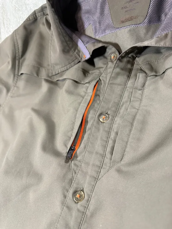 Cabela's Button Down XPG 4Most 2XL Green Vented Shirt - Image 4