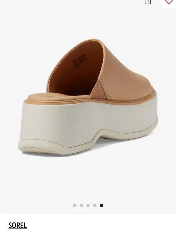 New In Box Sorel Dayspring Slide Sandals Sz 8 - Image 5