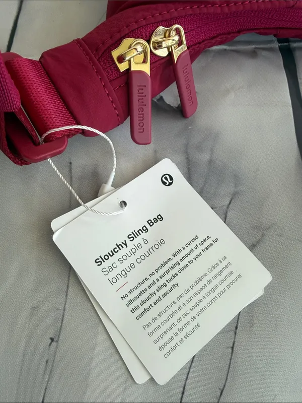 lululemon athletica Slouchy Sling Bag in Berry Rumble (BRML) - Image 9