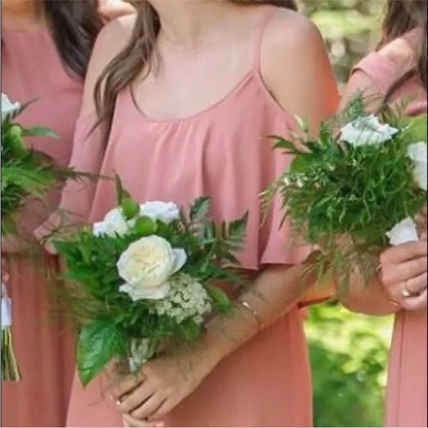 Show Me Your Mumu Caitlin Ruffle Maxi Dress Rustic Mauve Special occasion Size S - Image 12