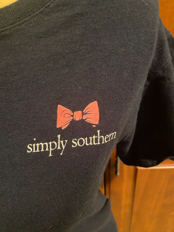 Simply Southern Black T- Shirt - Image 4