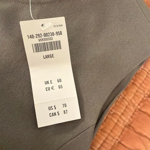 Abercrombie & fitch taupe zippered vest large - Image 2