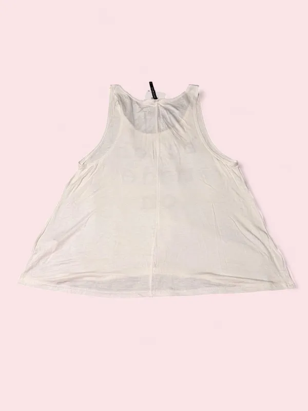 Boutique White Graphic 'beach mode on' Tank - Image 2