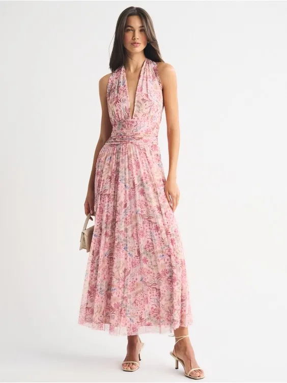 Abercrombie & Fitch A&F Giselle 5-in-1 Convertible Maxi Dress XLT Tall - Image 11