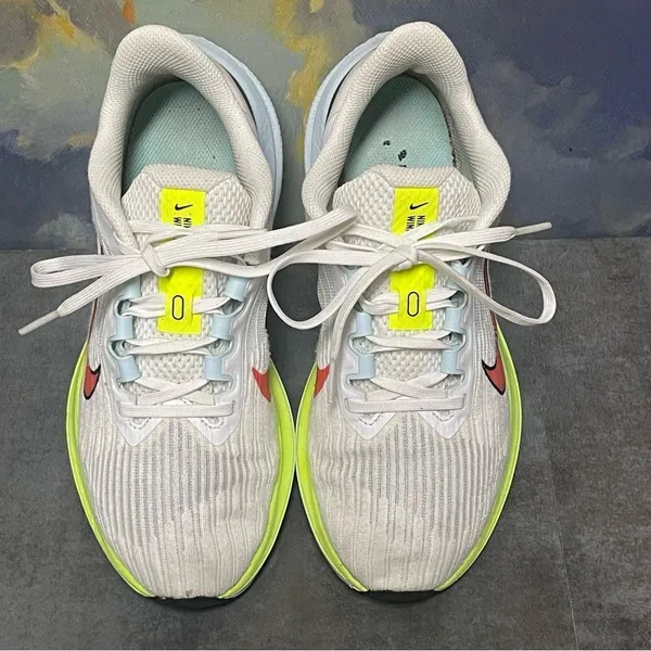 Nike Zoom Winflo 9 Women's White Running Shoes Size 7.5 - Image 7