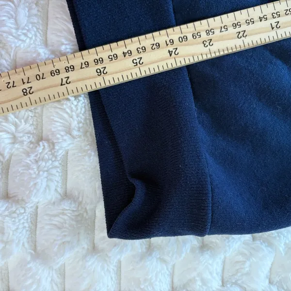 Vintage Teddy Bear Sweatshirt Navy Blue Embroidered Bears - Image 6